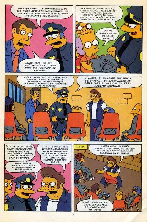 El astuto Bart.[Los Viejos Simpson Vuelven]