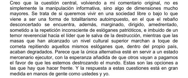 El control de los medios de comu