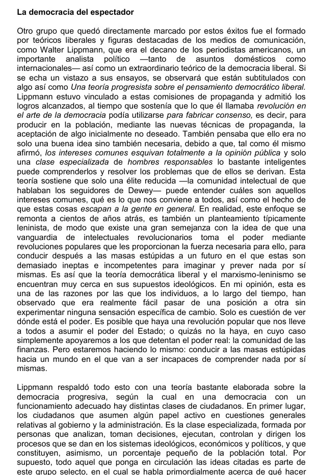 El control de los medios de comunicación
