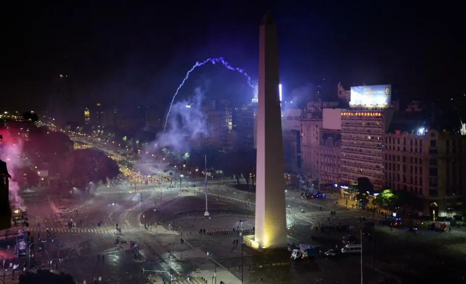 Violentos incidentes en Buenos Aires tras la final