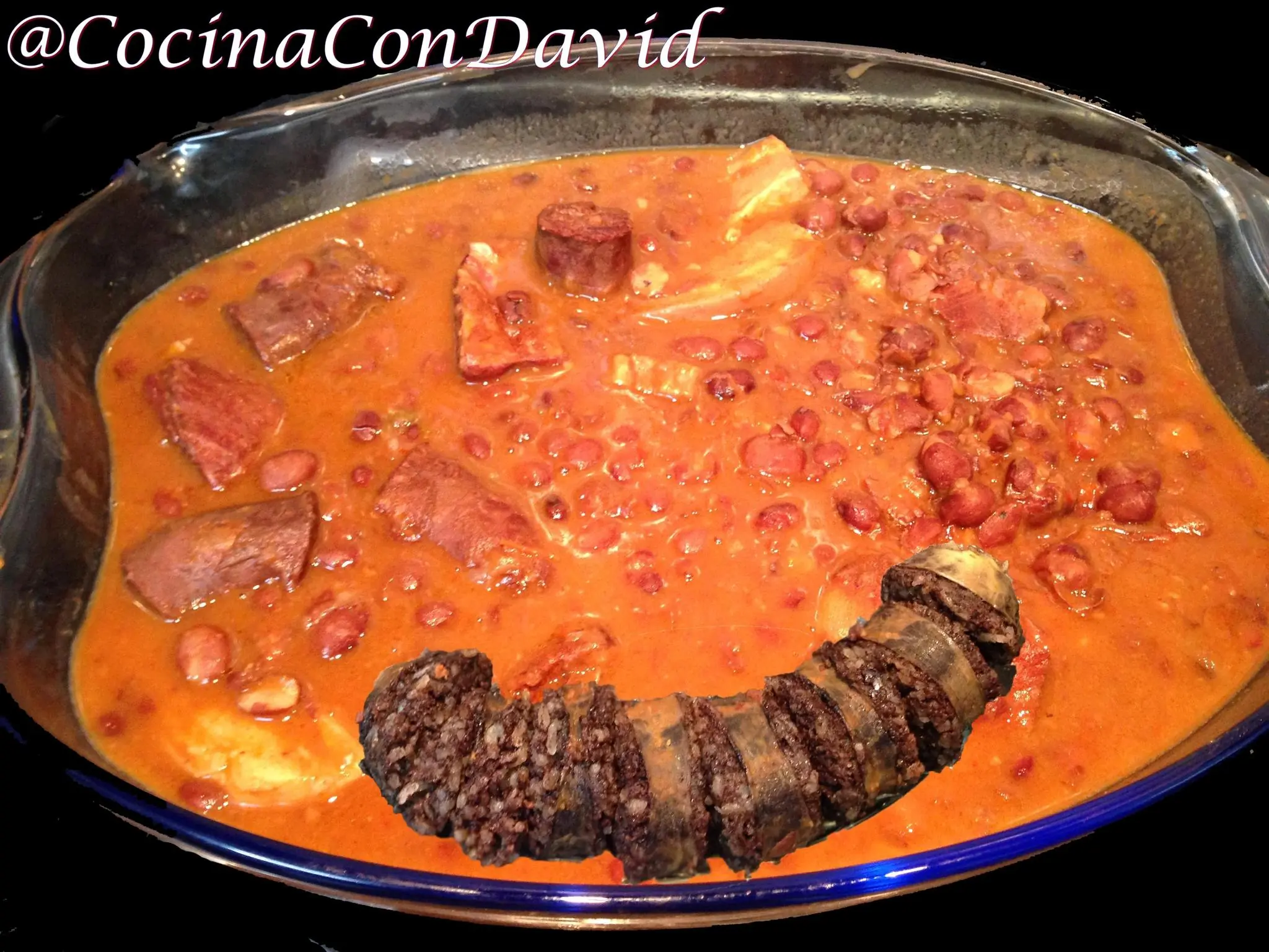 Alubias rojas (frijoles) con sacramentos //Cocina con David