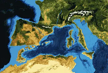 Cuando el Mediterráneo se secó...
