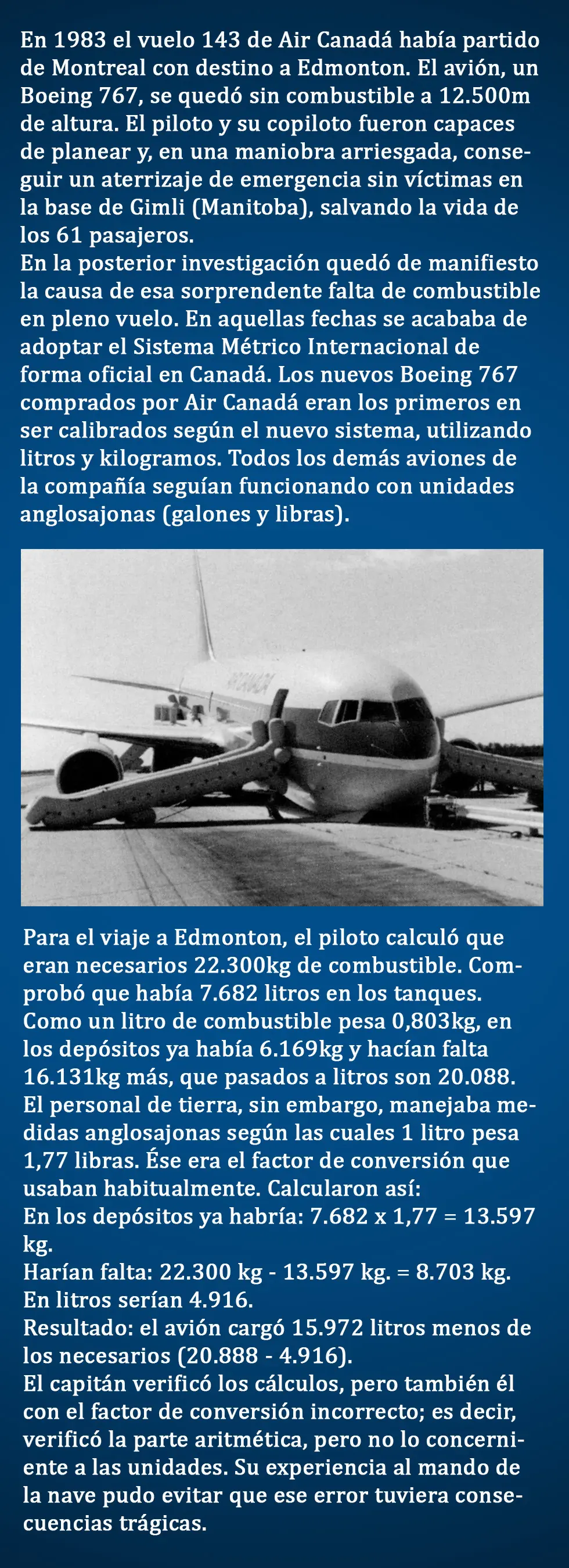 Cuando medir mal cuesta caro
