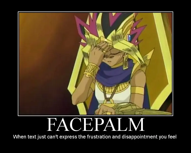 facepalm