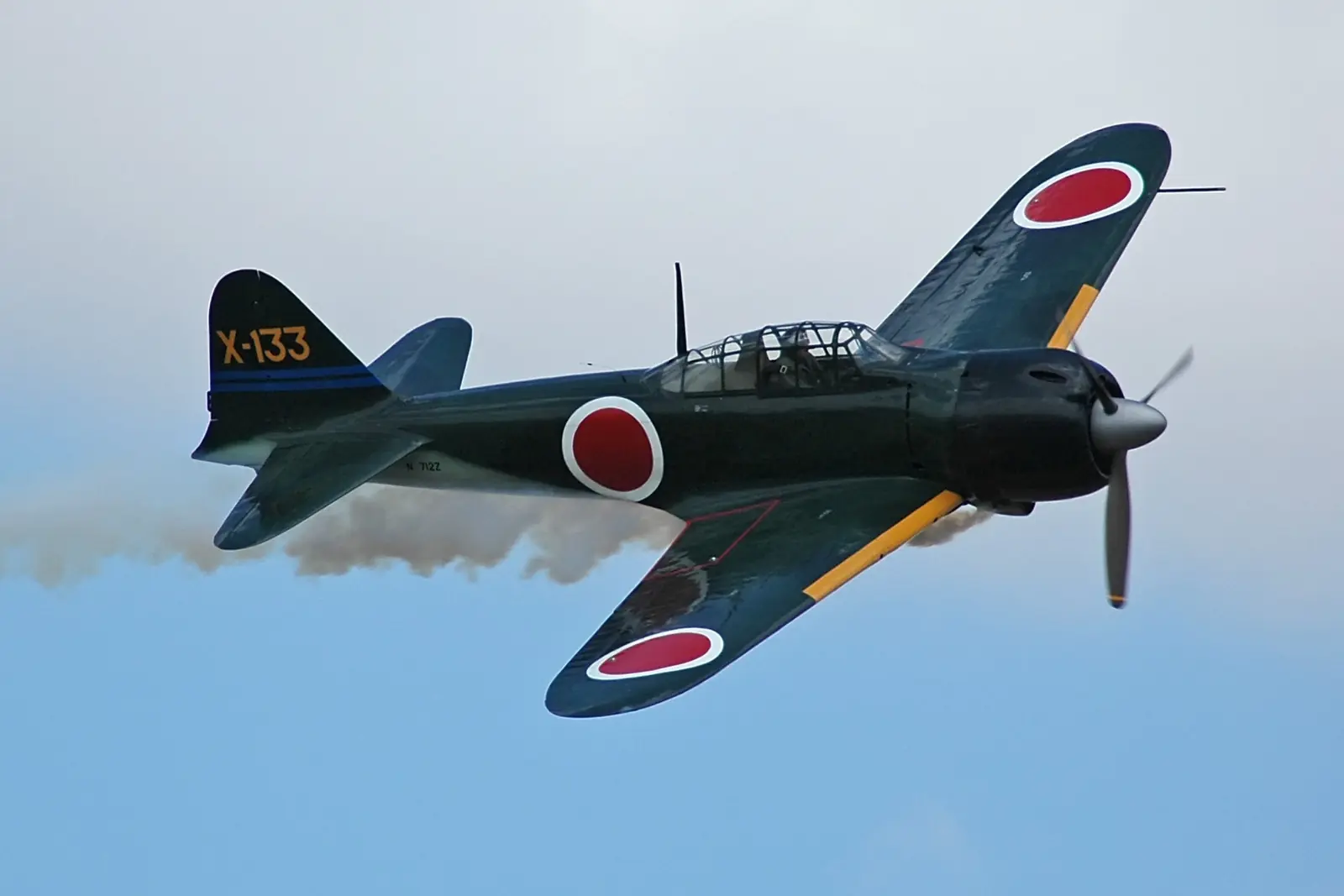 Caza de combate japonés A6M "Zero"