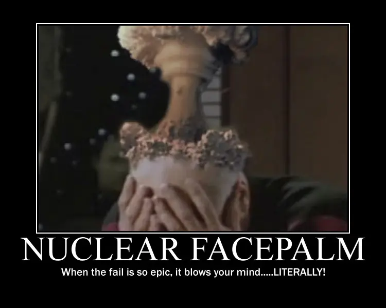 Facepalm el post merecido.