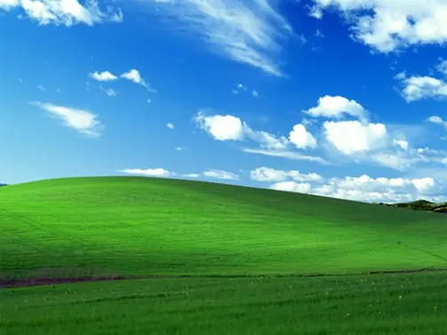 El origen del fondo de pantalla de Windows XP