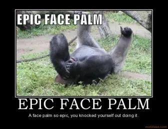 Facepalm el post merecido.