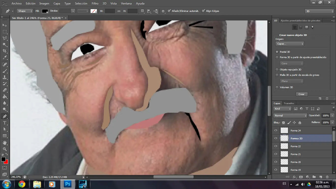 dibujo de mujica