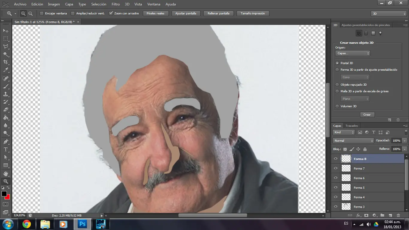 dibujo de mujica