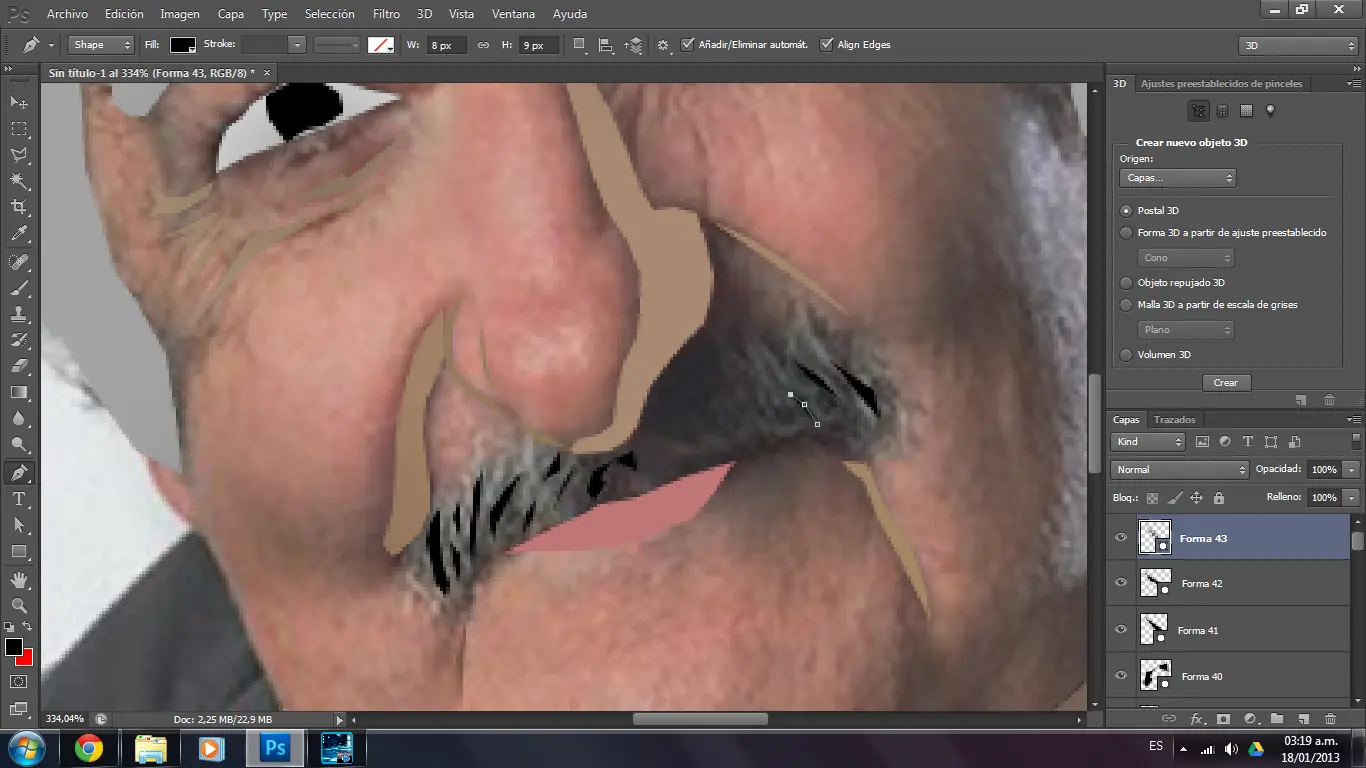dibujo de mujica