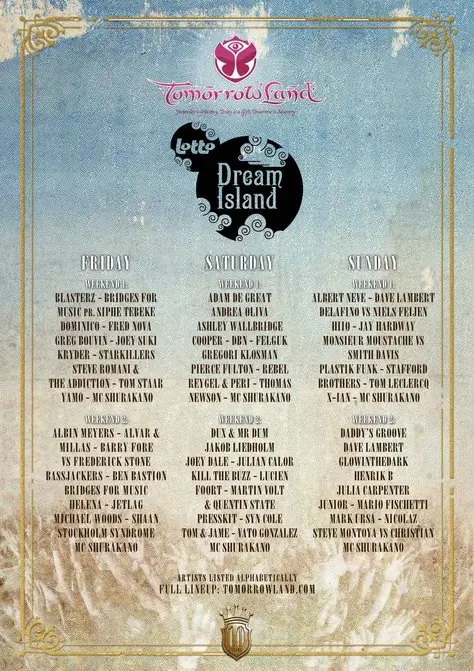 El evento esperado Tomorrowland