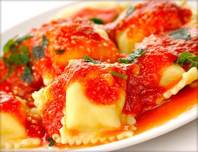 Raviolis de carne y ricota