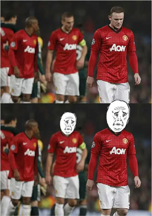 Manchester United vs Real Madrid con Humor