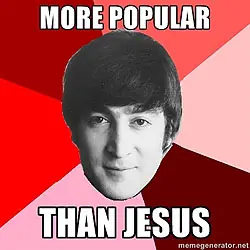 los beatles más famosos que jesús