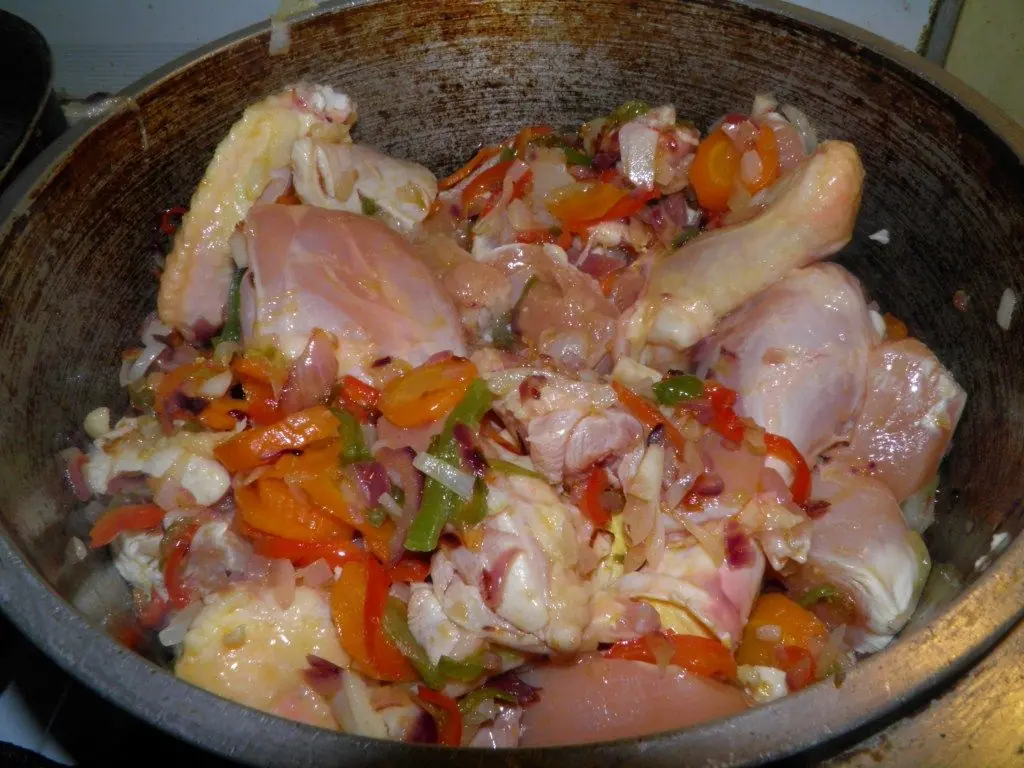 Arroz con pollo ( Foto receta )
