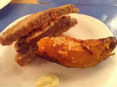 Hamburguesas con Zapallo Gratinado