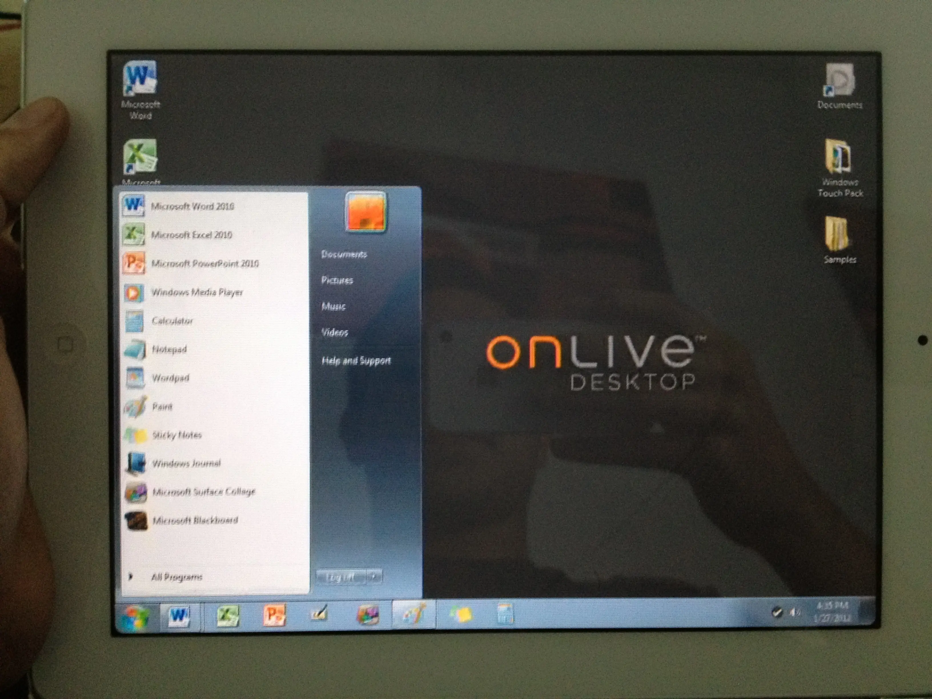 Onlive Desktop: Instala Windows 7 lite en tu iPad