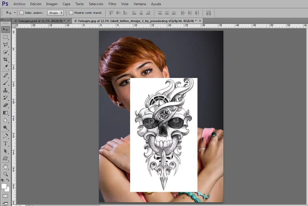 Tatuaje realista [Tutorial Photoshop]