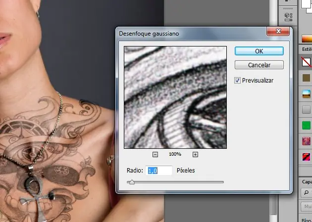 photoshop tatuaje realista