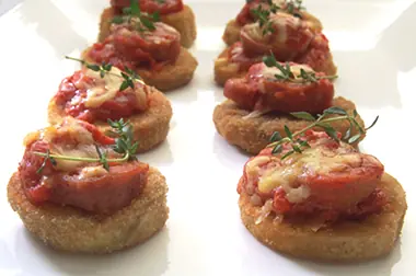¡Pizzitas de Berenjena!