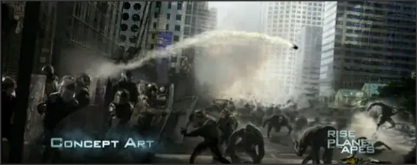 El arte conceptual de Rise of the Planet of the Apes