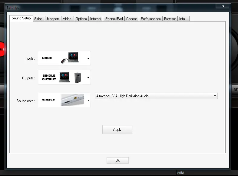 Usar parlantes y auriculares a la vez en Virtual DJ