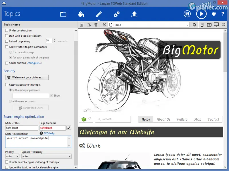 Crear una web Facil
