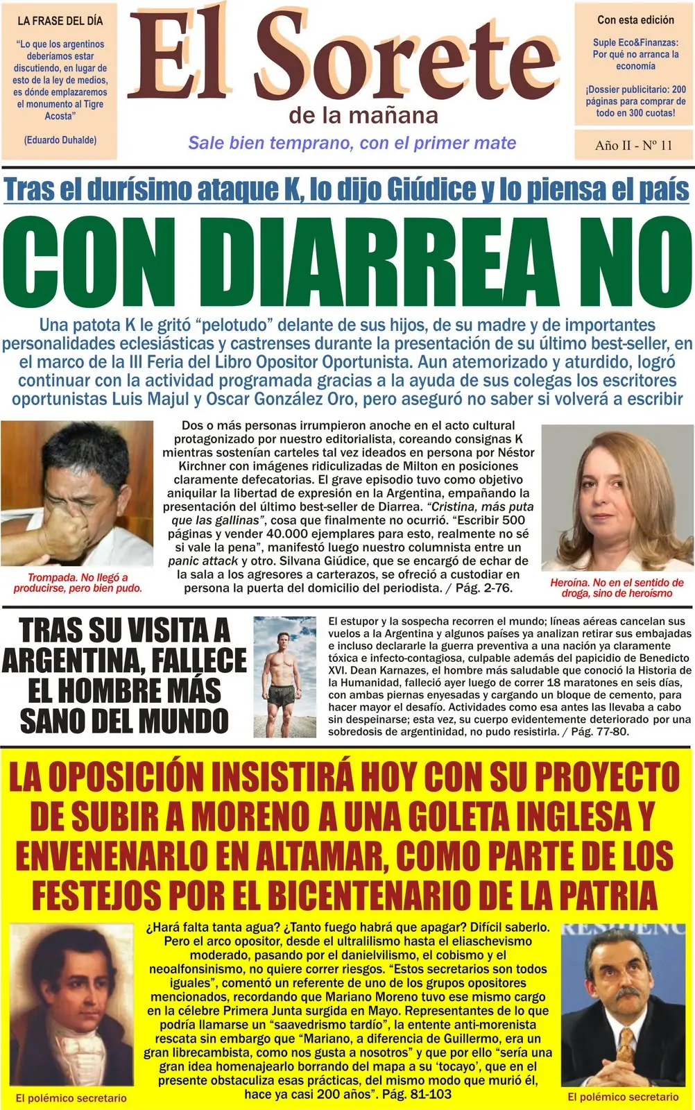 Últimas tapas del mejor diario del país