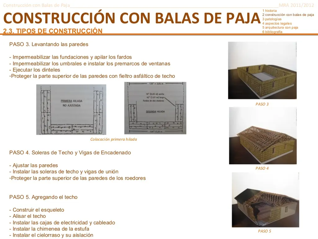 Hacete tu propia casa con fardos. Pasá.