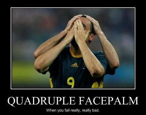 facepalm