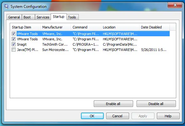 inicio de windows