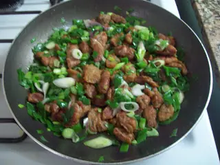 mollejas con papas