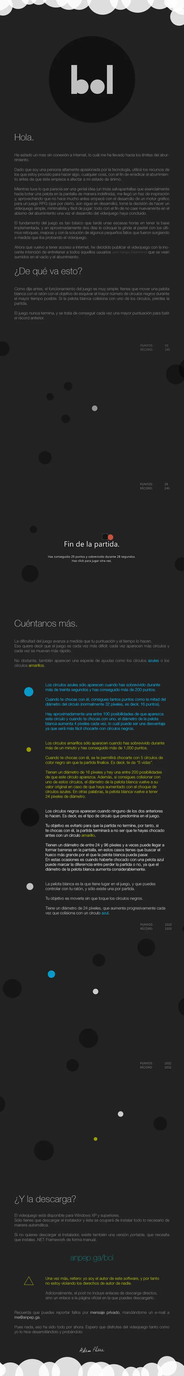 bol – Hice un juego raro y te lo muestro