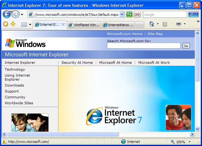 internet explorer