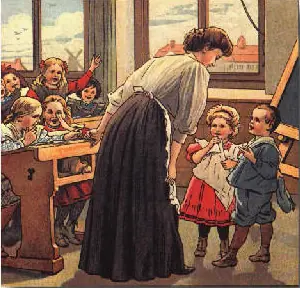 Cuando ser maestra era un oficio más que sacrificado.