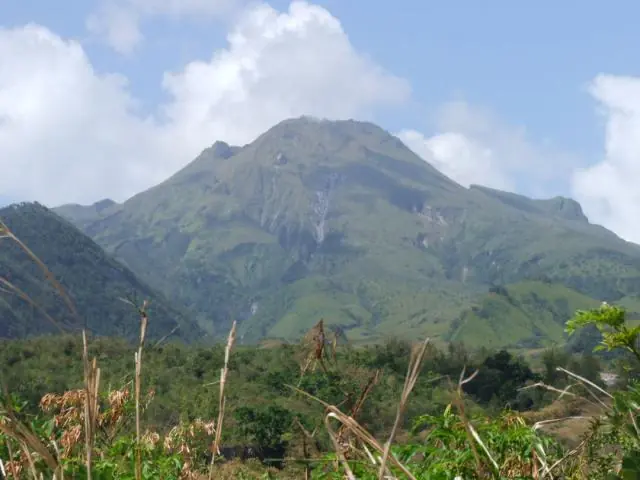 Monte Pelée de la Isla Martinica