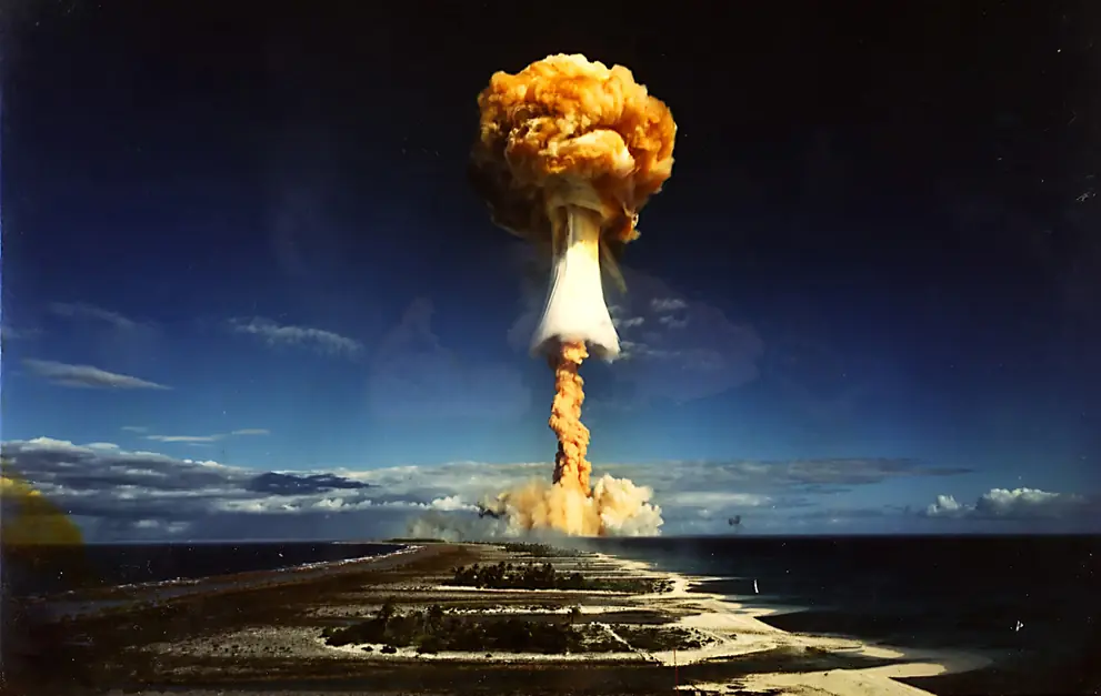 Triste: Cuando se prueban las bombas nucleares