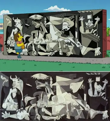 Quien dijo que los simpson no son arte :)