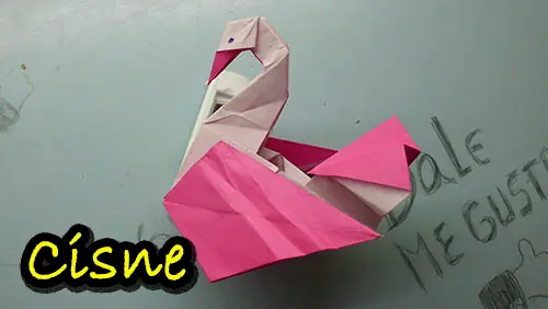como hacer un cisne de papel paso a paso origami