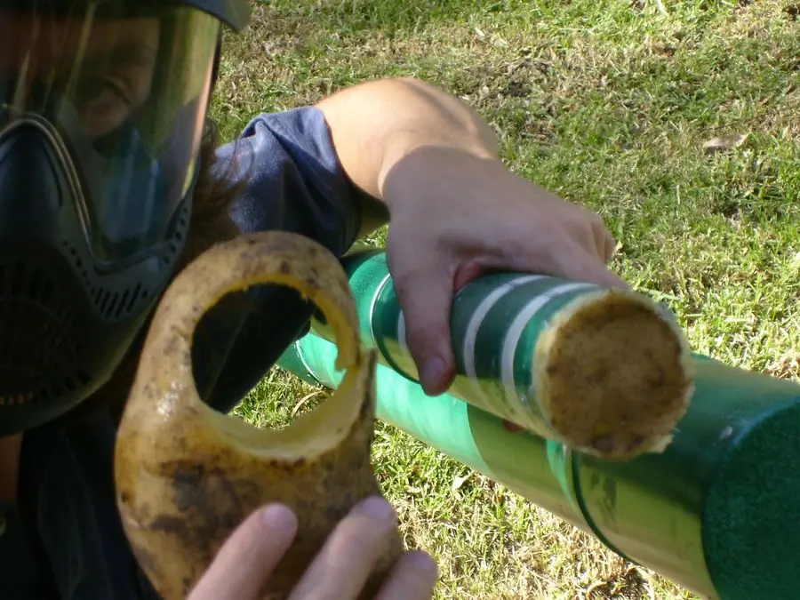 cañon de papas: solo para inventores