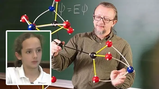 La niña de 10 años que descubrió una nueva molécula 2012