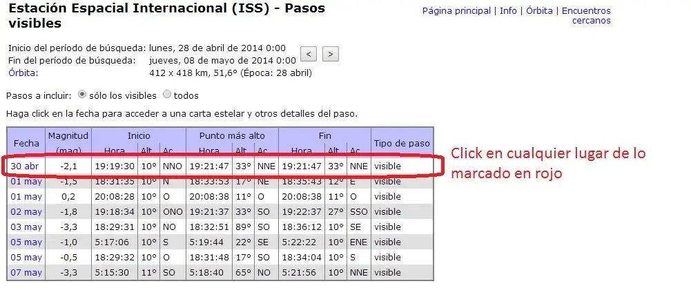 Queres ver la Estación Espacial Internacional desde tu casa