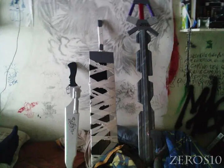 Hice espadas y se las muestro