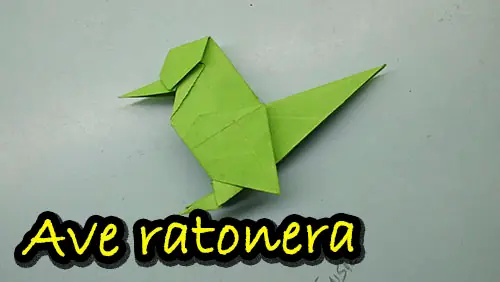 como hacer un ave ratonera de papel paso a paso origami