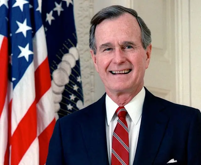 a george h.w bush casi se lo comieron los canibales