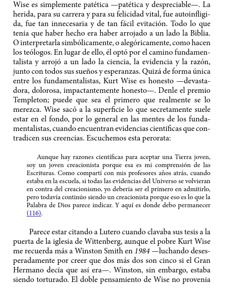 Cuando el fundamentalismo religioso arruina a un científico