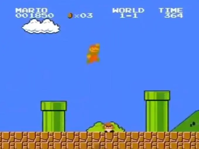 El 1 nivel del Mario te estaba enseñando a jugar, mira: