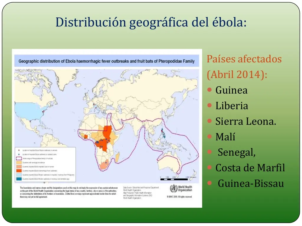 Ébola, ébola, qué es el ébola. Puede llegar acá?