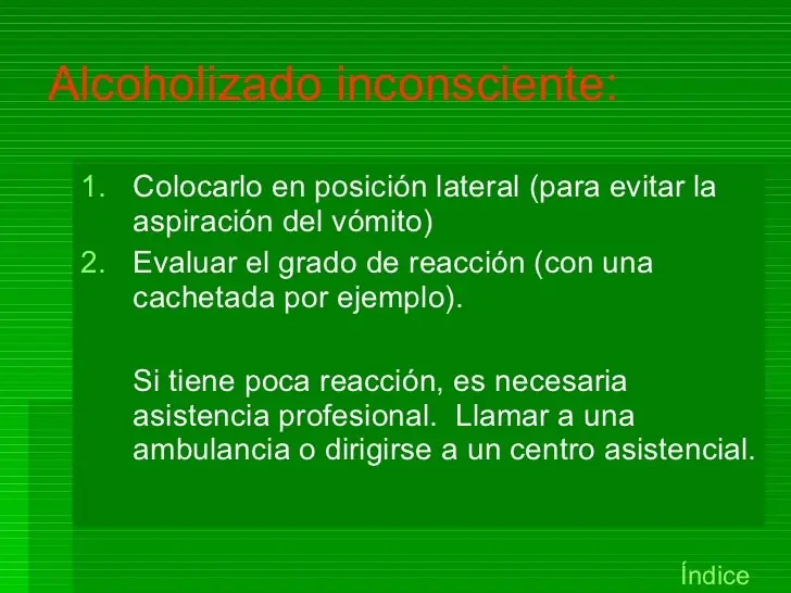 Consumo de alcohol